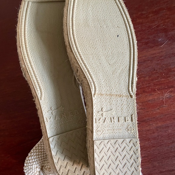 New, Unworn Cotton Crochet Flat Valenciana Espadrilles - Picture 8 of 8